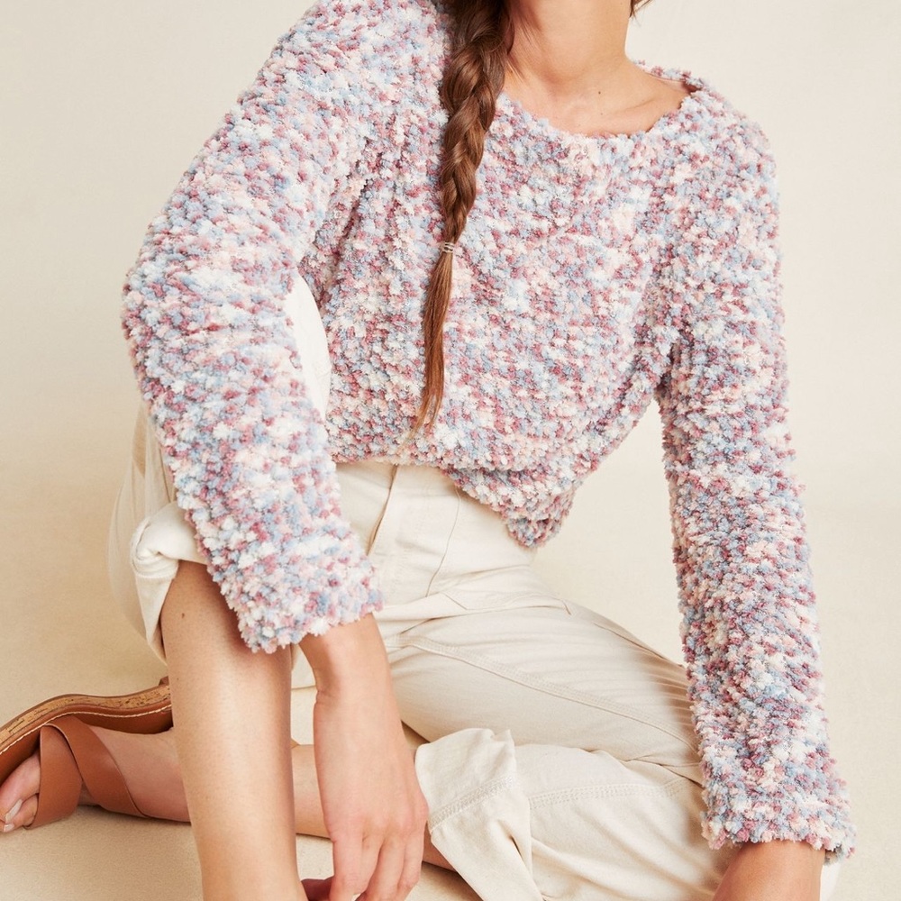 Anthropologie Popcorn Sweater
